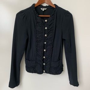 🟡Kut From The Kloth Button Down Jacket with Ruffle Detailing